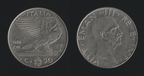 Centesimi 1939 xvii impero - centesimi,
