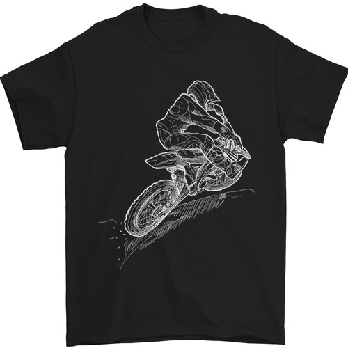 Pilota motocross disegno - di,
