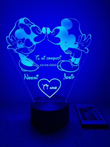 Lampada led personalizzabile