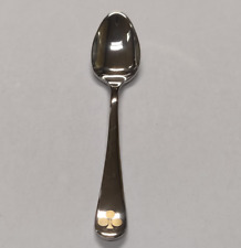 PINTINOX - CONFEZIONE 12 PEZZI - CUCCHIAINO DA CAFFE' CON TRIFOGLIO ORO 14,7C...