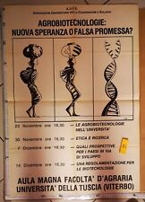 MANIFESTO AGROBIOTECNOLOGIE UNIVERSITà DNA BIOLOGIA RICERCA E SVILUPPO