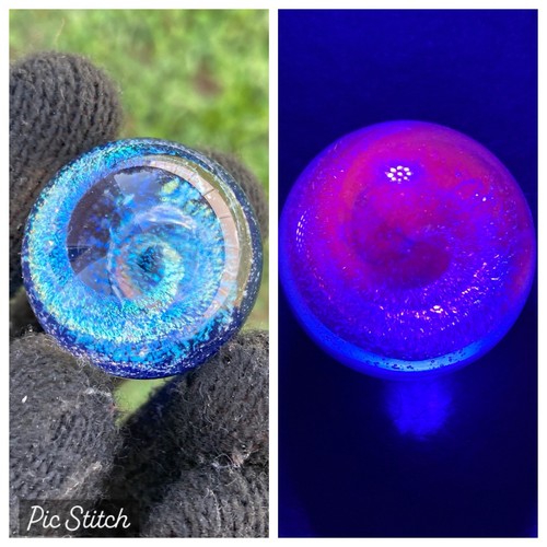 Vetro boro marmo - blu, verde