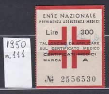 ITALIA 1950 - Marca da bollo