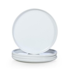 WishDeco Set di 4 Piatti Piani Piatti Pizza Ceramica 27 cm Piatto Moderni