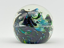 Fermacarte in vetro artistico