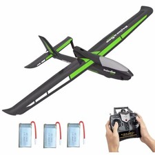 Volantexrc Ranger 600 aereo radiocomandato 2.4G 4CH aereo verde ad ala fissa con 3 batterie
