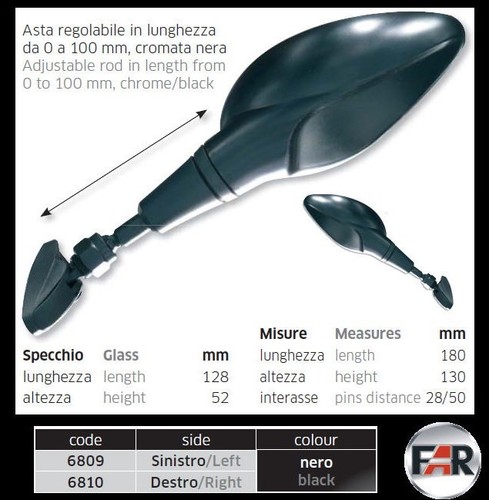 Specchietti specchi universali