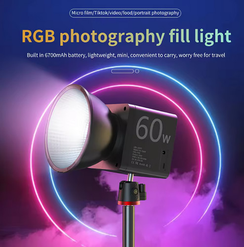 Faretto portatile 60w - 60w, rgb
