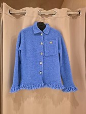 Giacca bouclè pervinca