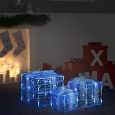 3x Scatole Regalo Decorative
