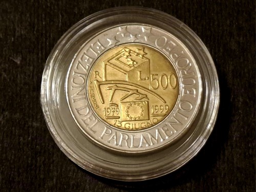 Moneta 500 lire elezioni - da,