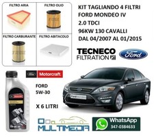 KIT TAGLIANDO FILTRI OLIO