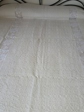 COPERTA COPRILETTO MATRIMONIALE  - ANTICO ARTIGIANATO SARDO REALIZZATO AL TELAIO