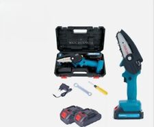 MINI MOTOSEGA Con Valigetta 2 Batterie 48V 4" Elettrosega Tagliarami + OMAGGIO