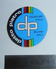 ADESIVO STICKER VINTAGE AUTOCOLLANT ORIGINAL DP DETTO PIETRO CALZATURE CICLO