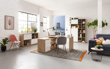 | Ufficio Completo Della Linea COLLEGIO, Set Di 3 Mobili, Scrivania, Libreria, B