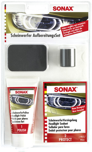 Sonax kit trattamento - fari, 85