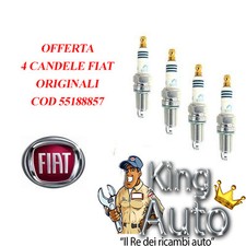 4 CANDELE ORIGINALI FIAT PANDA