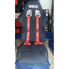 CINTURE STRADALI SPORTIVE 3 PUNTI ROSSE TUNING BELTS FOR SEATS 3 FIX POINTS