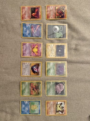 Lotto carte pokémon vintage - lotto,