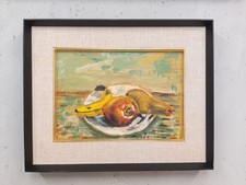 OLIO SU CARTONCINO DI BELLA