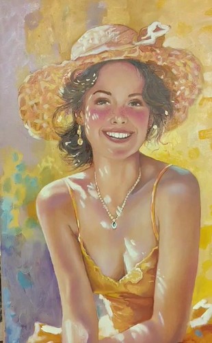 Quadro olio tela - olio, su