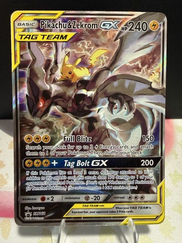 Pikachu zekrom sm168 - gx,