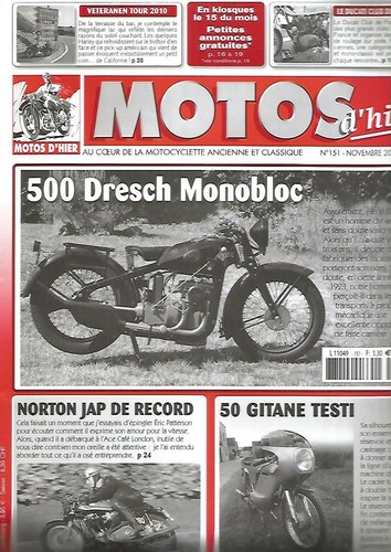 Motos hier 151 - d'hier, n°151