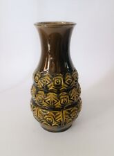 ♥ VASO IN CERAMICA WEST GERMANY VINTAGE DESIGN VERDE 30cm fat lava space age