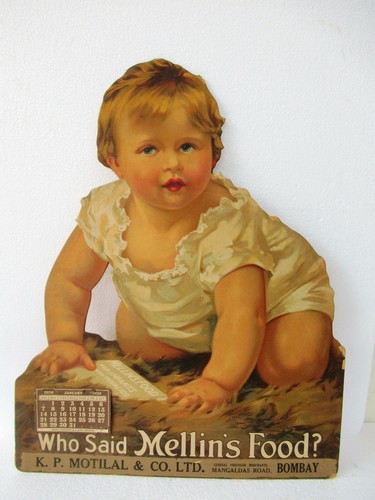 Vintage mellin baby food die - mellin's,