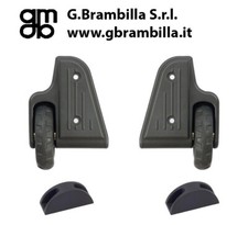 2 RUOTE mm.90 + 2 PIEDINI PER