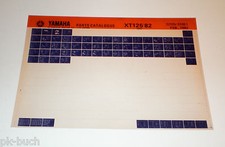 Yamaha XT 125 Parts Catalog