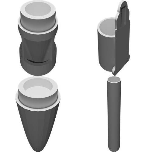 Guscio torpedo batteria per - guscio,
