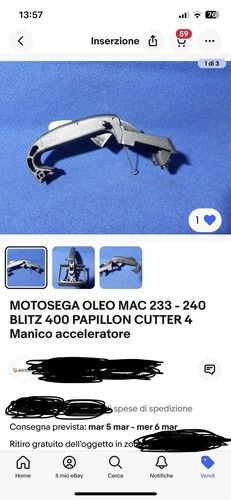 Maniglia manico motosega - maniglia/manico,