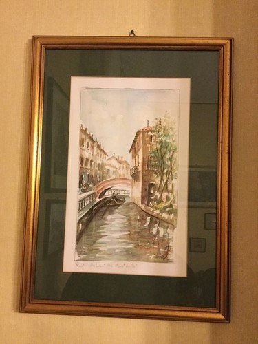 Quadro vecchia milano - milano, via