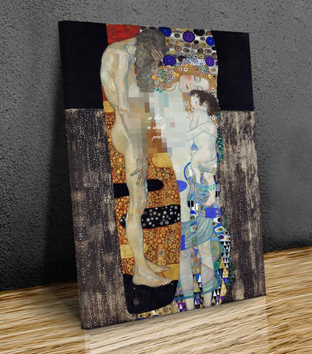 Stampa tela gustav klimt - tela, le