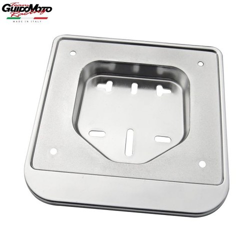 Porta targa cromato - targa,