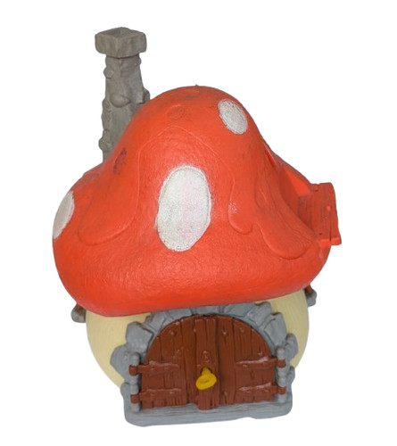 Vintage peyo puffi grande casa - peyo,