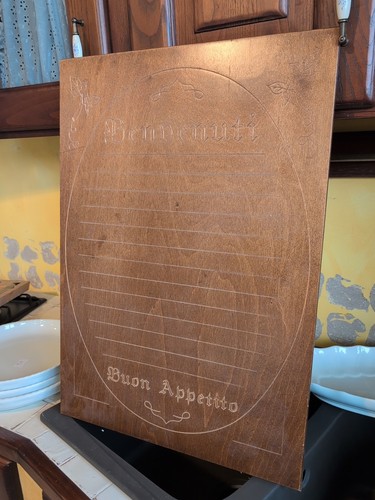 Lavagna ristorante legno - lavagna,