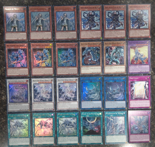 Drago bianco occhi blu deck - drago,