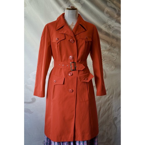 Trench vintage colore rosso - colore,