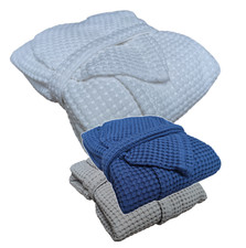 Accappatoio nido d'ape con