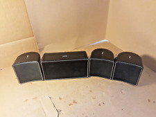 Jamo Home Cinema Surround Altoparlanti SATTELITE ANTERIORI CENTRALI E POSTERIORI, Nero