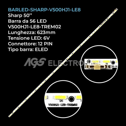 Barra strip led sharp - strip, 56
