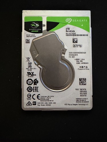 Seagate barracuda 2tb - 2tb, 2,5"