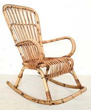 Sedia dondolo vintage - sedia, a