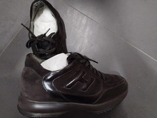 HOGAN - SCARPA DA UOMO CAMOSCIO E TESSUTO INTERACTIVE  Marroni N. 42