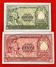 Numismatica Banconote 50 LIRE