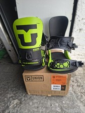 Union Strata Tg. M Attacchi Snowboard Acid Green