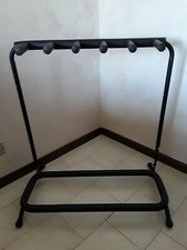stand per bassi e chitarre 5 posti